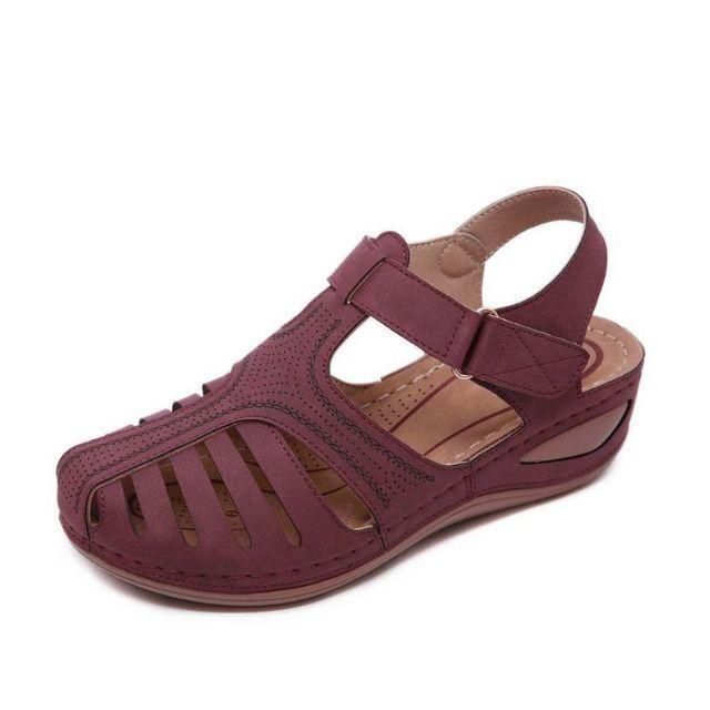 Sandales orthopédiques légères en cuir