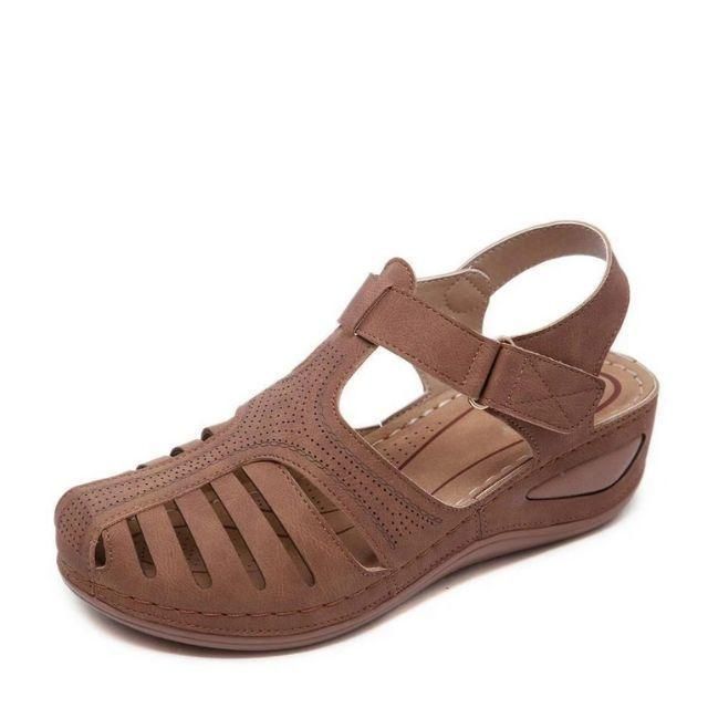 Sandales orthopédiques légères en cuir