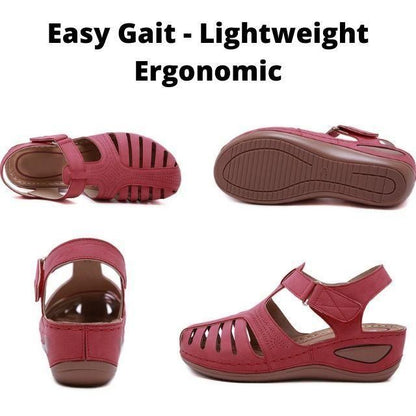 Sandales orthopédiques légères en cuir