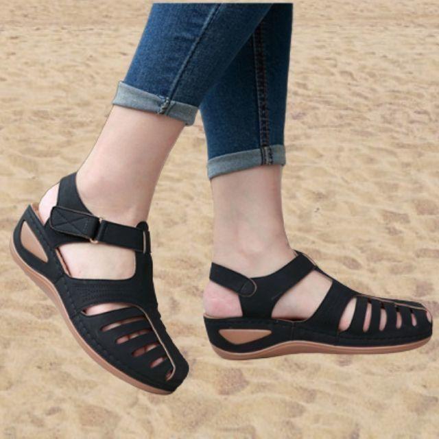Sandales orthopédiques légères en cuir