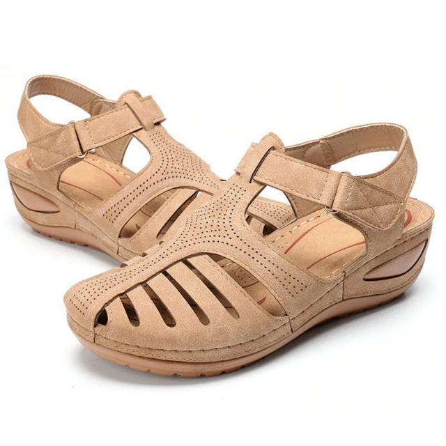Sandales orthopédiques légères en cuir