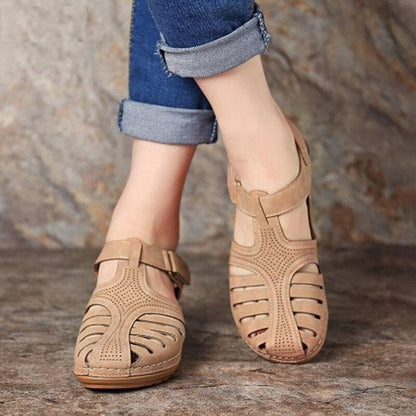 Sandales orthopédiques légères en cuir